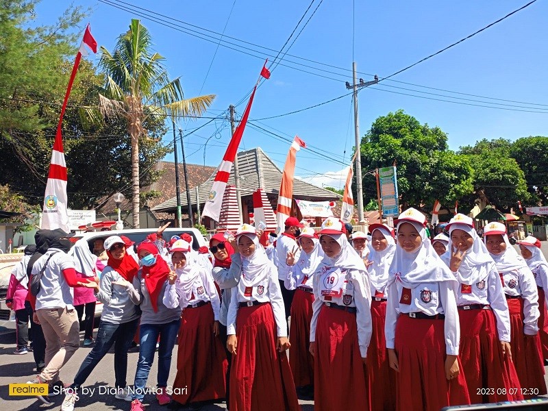 Latihan Gerak Jalan HUT RI Ke 80